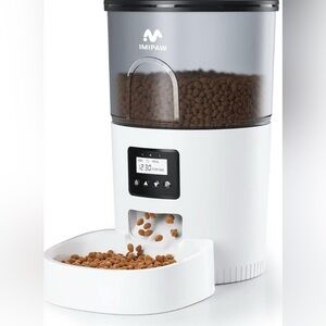 Automatic Pet Feeder 3L Timed Cat Dry Food Dispenser, Dual Power Supply, program